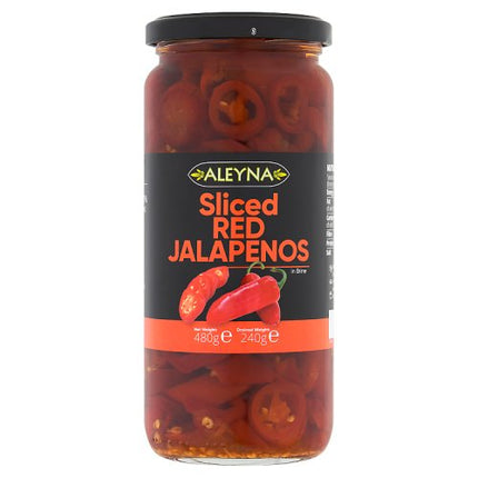 Aleyna Sliced Red Jalapenos in Brine 480g