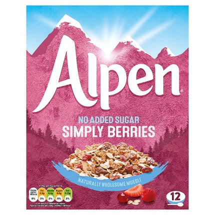 Alpen No Added Sugar Simply Berries 6x550g