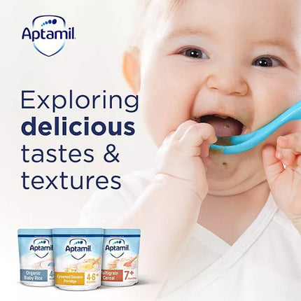 Aptamil Organic Baby Rice Cereal 4-6+ Months 100g