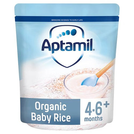 Aptamil Organic Baby Rice Cereal 4-6+ Months 100g