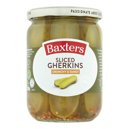 Baxters Crunchy & Tangy Sliced Gherkins 540g