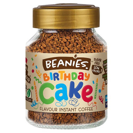 Beanies Birthday Cake Flavoured Coffee 50g