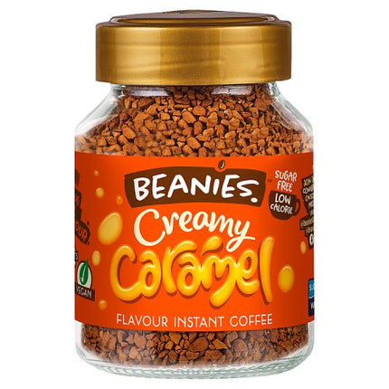 Beanies Creamy Caramel Flavoured Coffee 50g