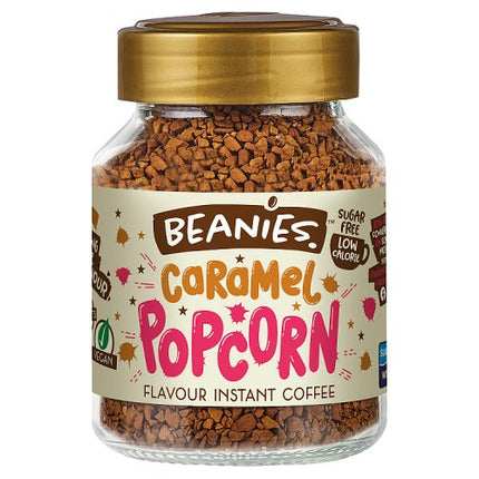 Beanies Caramel Popcorn Flavoured Coffee 50g