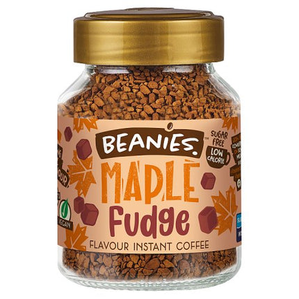 Beanies Maple Fudge Flavoured Coffee 50g
