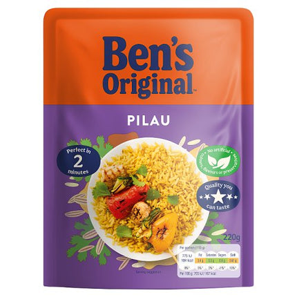 Bens Original Ready to Heat Pilau Rice 220g
