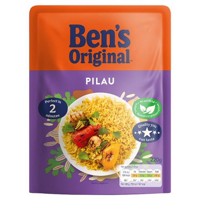 Bens Original Ready to Heat Pilau Rice 220g