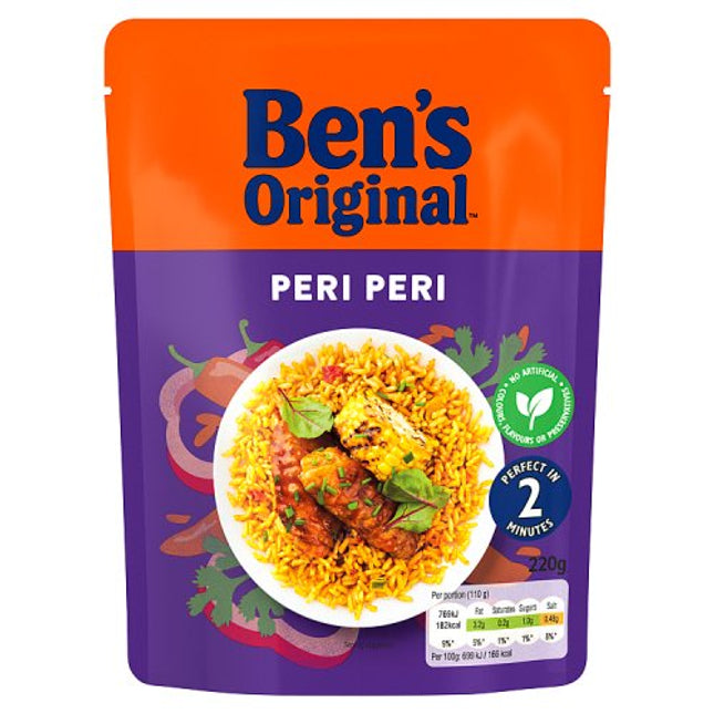 Ben's Original Ready to Heat Rice Peri Peri 220g