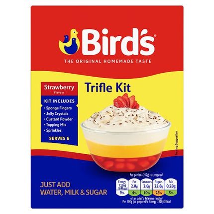 Birds Strawberry Flavour Trifle Mix 141g