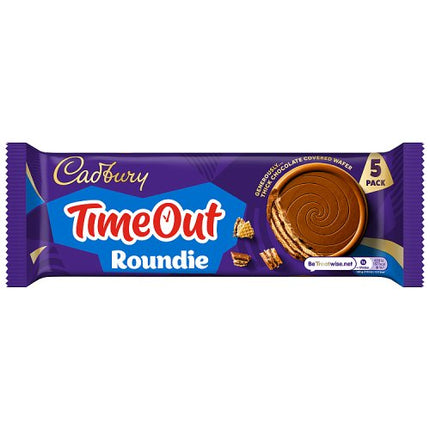 Cadbury Time Out Roundies 5 Pack 150g