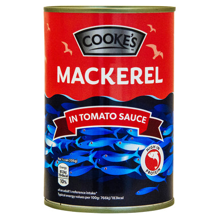 Cookes Mackerel in Tomato Sauce 425g
