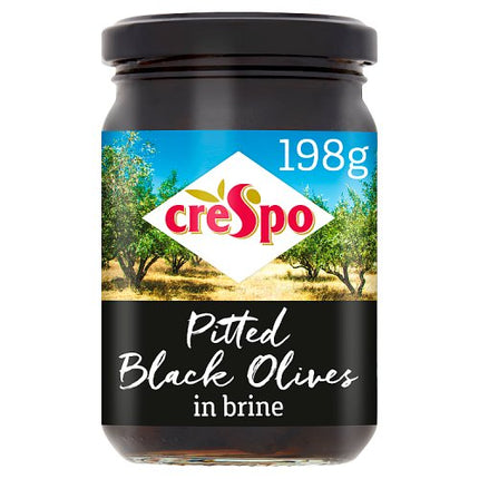 Crespo Pitted Black Olives 198g