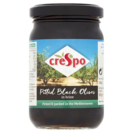 Crespo Pitted Black Olives 198g