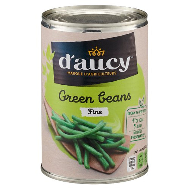 Daucy Whole Green Beans 400g tin