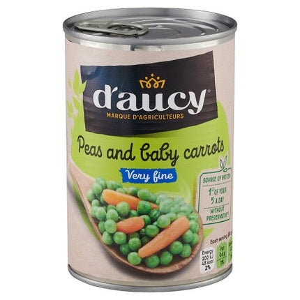 D'aucy Very Fine Peas & Carrots 400g