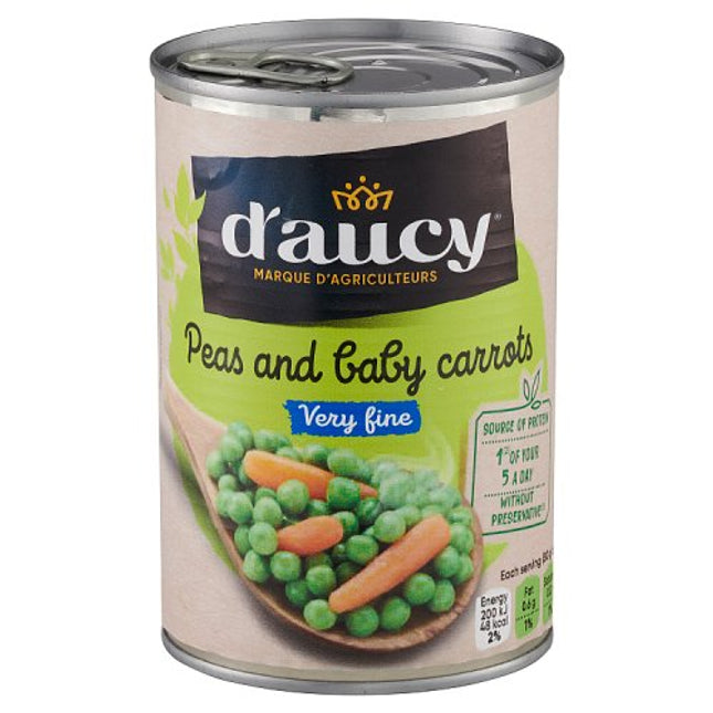 Daucy Very Fine Peas Carrots 400g tin