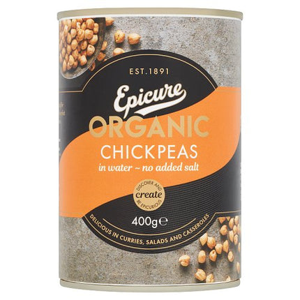 Epicure Organic Chickpeas in Water 400g