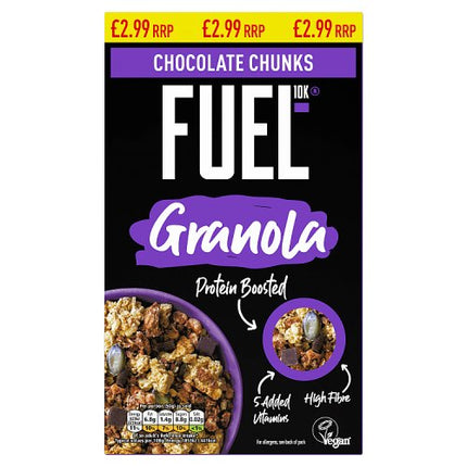 Fuel 10k Chocolate Chunks Granola 400g £2.99