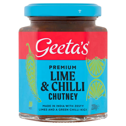 Geeta's Premium Lime & Chilli Chutney 230g