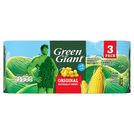 Green Giant Original Corn 3 x198g