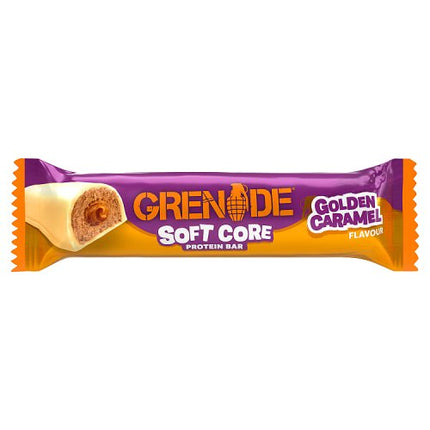 Grenade Protein Bar Soft Core Golden Caramel 50g