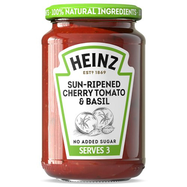 Heinz Sun Dried Cherry Tomato And Basil Pasta Sauce 350G