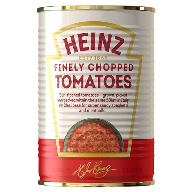 Heinz Chopped Tomatoes 400g tin