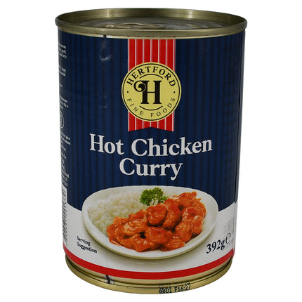 Hertford Hot Chicken Curry Tins 392g