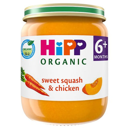 Hipp Sweet Squash & Chicken 125g PMP 95p