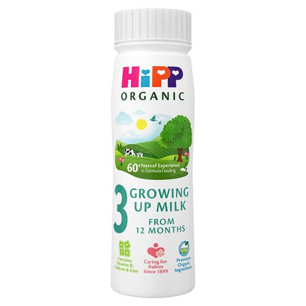 Hipp Organic 3 Growing Up Milk RTF 200ml - H1