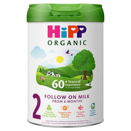 Hipp Organic 2 Follow on Milk from 6 Months 800g