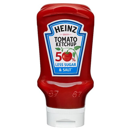 Heinz 50% Less Salt & Sugar Tomato Ketchup 400ml