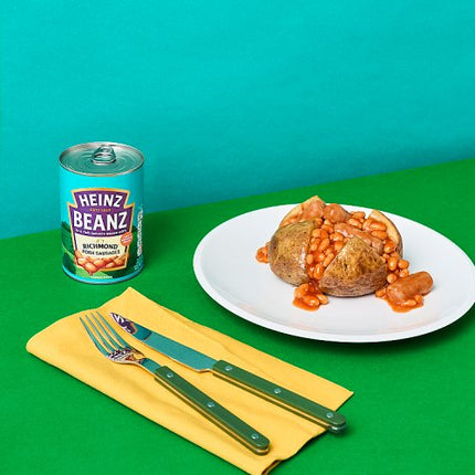 Heinz Baked Beans with Richmond Pork Sausages 415g