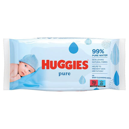 Huggies Natural Baby Wipes x56