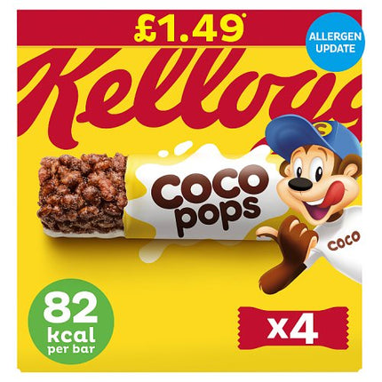 Kelloggs Coco Pops Cereal Bar 4x20g