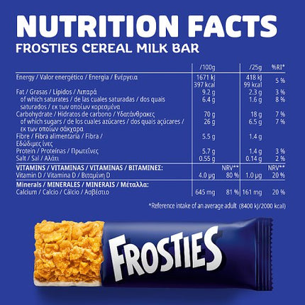 Kelloggs Frosties Cereal Bar 4x25g