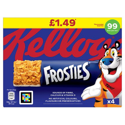 Kelloggs Frosties Cereal Bar 4x25g