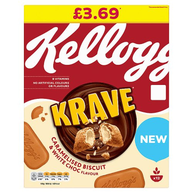 Krave Caramalised Biscuit 375g £3.69