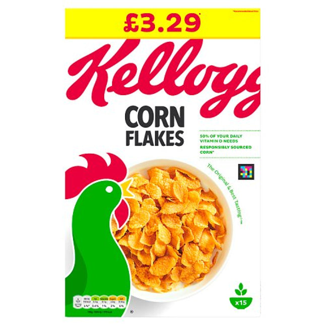 Kellogg's Corn Flakes Breakfast Cereal 450g