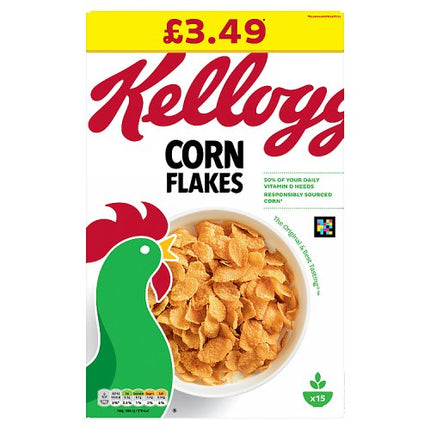 Kelloggs Corn Flakes Breakfast Cereal 450g