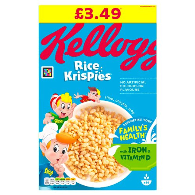 Kellogg's Rice Krispies Breakfast Cereal 430g