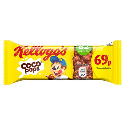 Kellogg's Coco Pops Cereal Bar 20g PMP 69p