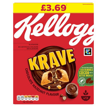 Kellogg's Krave Hazelnut 410g £3.69