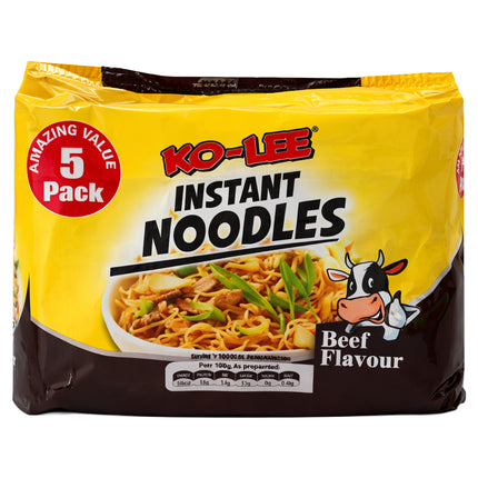 Ko-Lee 5 Pack Noodles Beef 5x70g