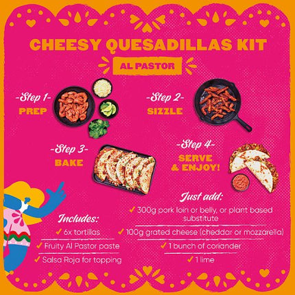 Las Chicas Cheesy Baked Quesadillas Kit 336g