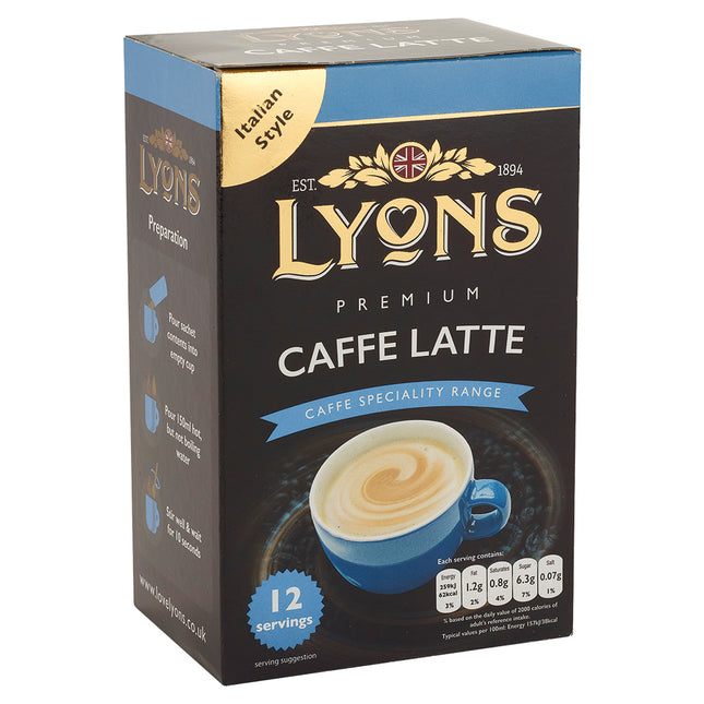 Lyons Caffe Latte Sachets (12x15g)
