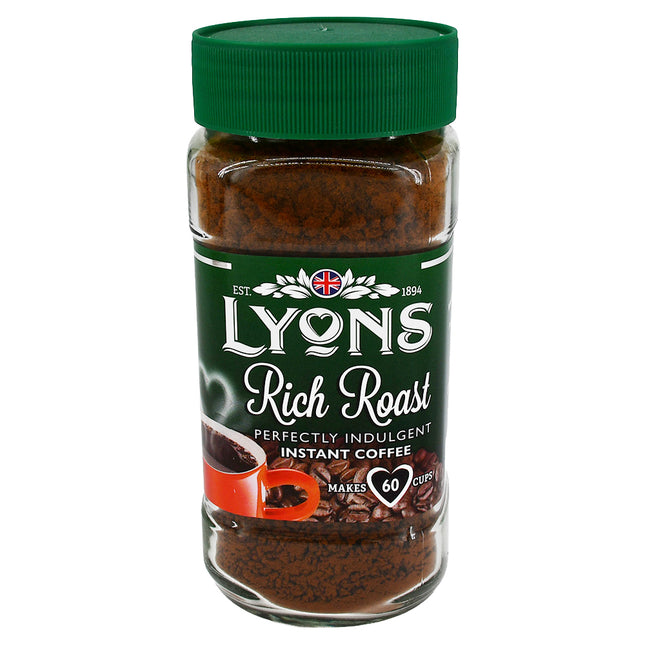 Lyons Rich Roast Instant Coffee Jar 100g