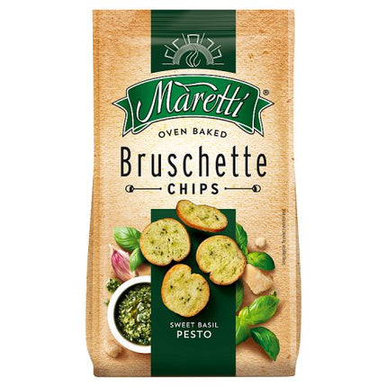 Maretti Sweet Basil Pesto Bruschette Chips 70g
