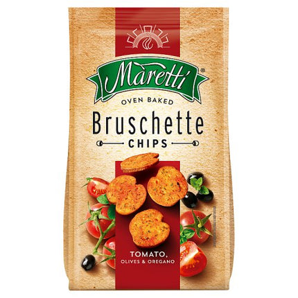 Maretti Tomatoe Olive & Oregano Bruschette Chips 70g
