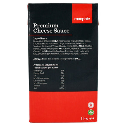 Macphie Premium Cheese Sauce 1L